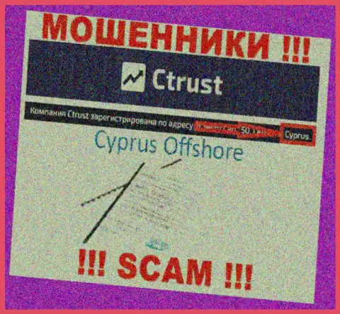 Будьте очень внимательны ворюги СТраст Ко расположились в офшоре на территории - Cyprus
