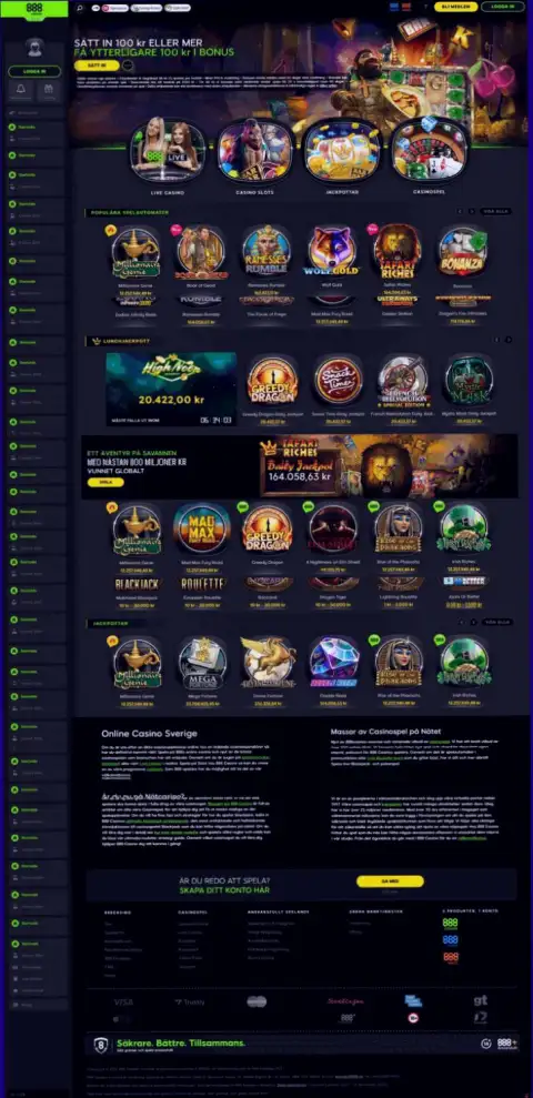 Вранье на страницах интернет-портала воров 888 Casino