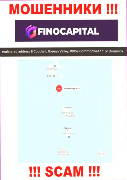 Fino Capital - это МОШЕННИКИ, пустили корни в оффшорной зоне по адресу: 8 Copthall, Roseau Valley, 00152 Commonwealth of Dominica