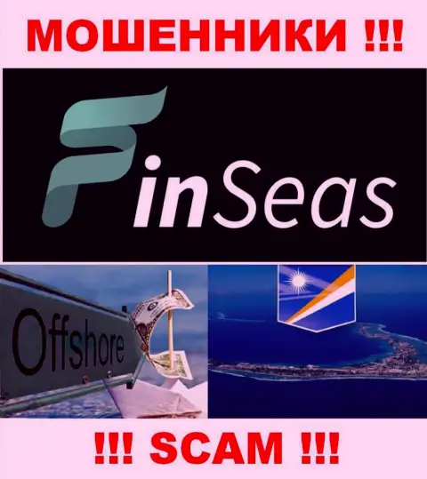 FinSeas специально зарегистрированы в офшоре на территории Marshall Island это МОШЕННИКИ !!!