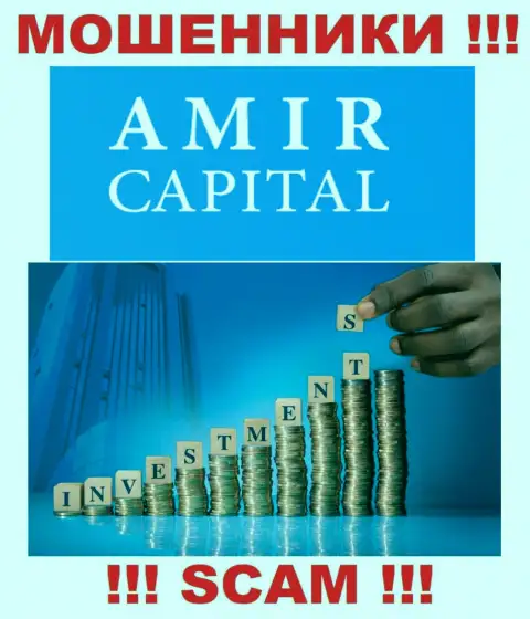 Не переводите сбережения в Amir Capital, род деятельности которых - Инвестирование