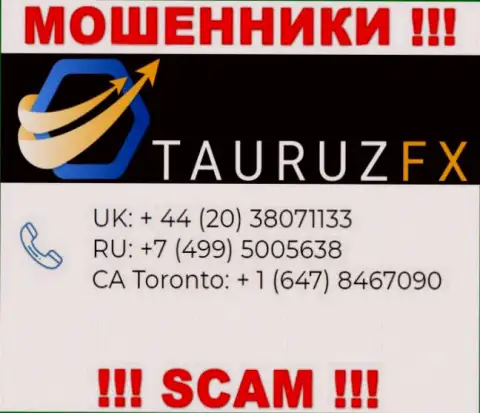 Не берите телефон, когда звонят неизвестные, это могут быть интернет мошенники из конторы TauruzFX Com